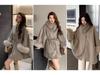 Cape Korean Shawl Wool Coat with Detachable Fur Collar - Women's Small, 2024 Autumn/Winter Fashion