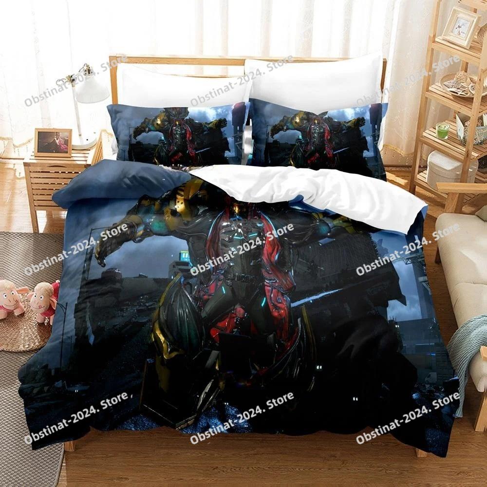Game Exoprimal Bedding Set Printed Duvet Cover Sheet Pillowcase Bed Soft Quilt Cover Full Queen King Size 3D Anime Bed Sheet Set