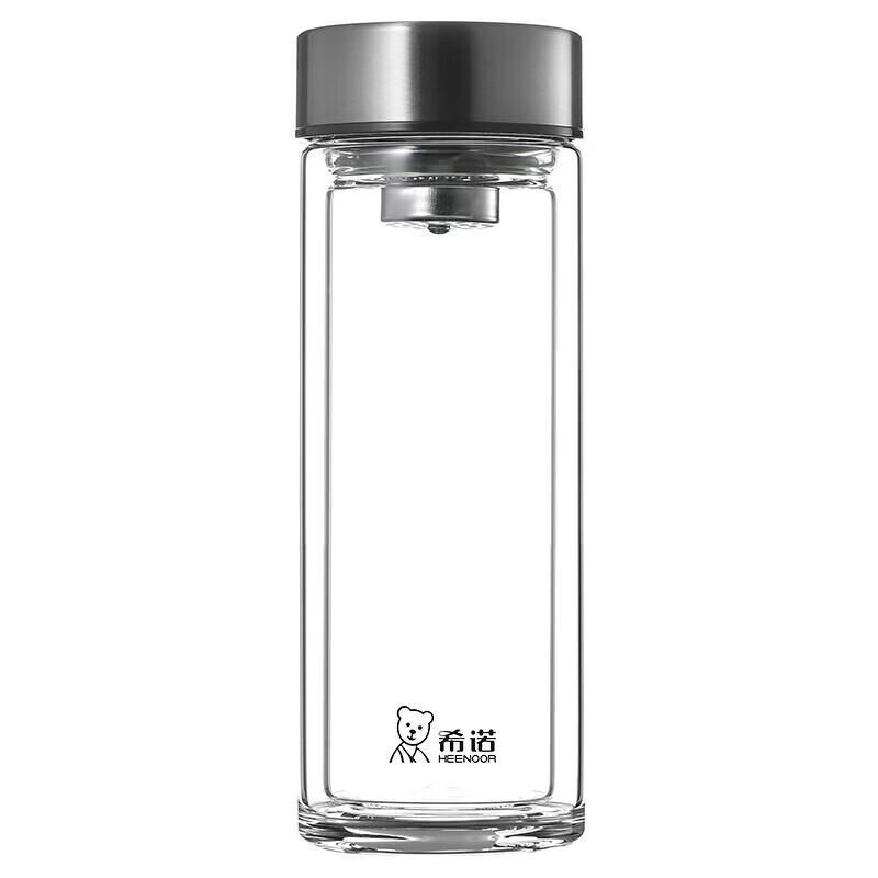 

Heenoor Double-Layer Glass Tea Infuser Bottle