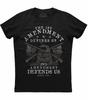 The 1st Amendment Defines Us, Men's New Patriotic Trending Black T-shirt