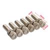 0,1~0,8mm 2-Stufen Niederdruck Schnellsteck-Feinsprühdüse 6mm Anschluss Kupfer Nickelbeschichtet Sprühnebeldüse & T-Stück 1 Stück