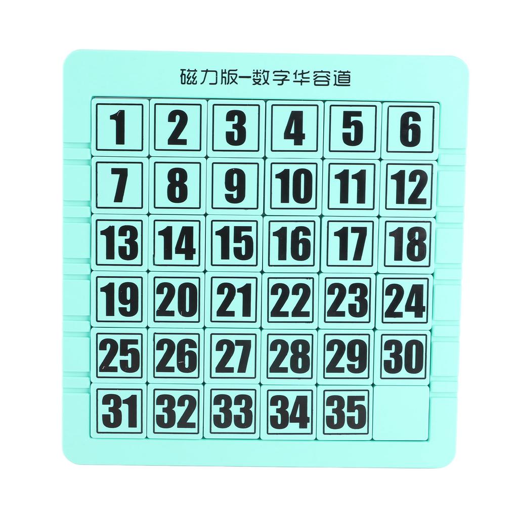 Kids Mathematics Sliding Puzzle Board Develop Logical Thinking Intellectual Magnetism Sliding Toy