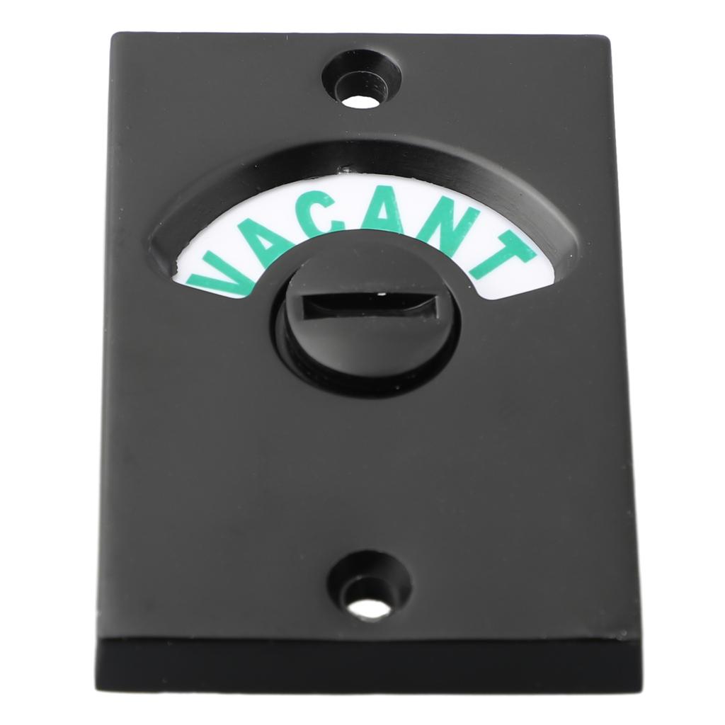 Indikator-Schraubenschloss für Badezimmer-Toilettentüren Sichtanzeige Frei Besetzt Zinklegierungsabdeckung und Stabil