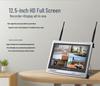 Wireless 4/8-Channel CCTV Monitoring Kit with Screen & 3MP WiFi Cameras