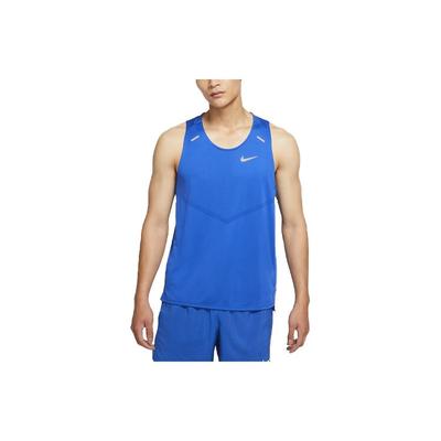 Dri-Fit Rise 365 Reflective Logo Print Running Tank Top Men Tops Royal-Blue CZ9180-480