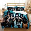 Kiss Rock Band Bedding Set For Bedroom Soft Modern Bedspreads Comefortable Kids Duvet Cover Quilt Cover And Pillowcase