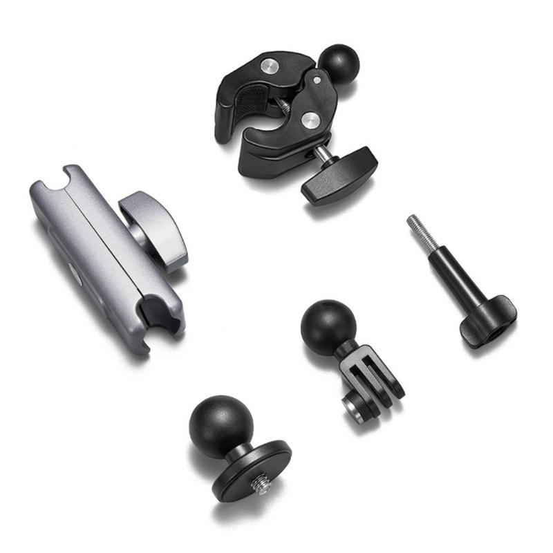 

Aluminum Alloy Car Holder Suction Cup Car Mount Compatible for Action Camera Convenient Carrying On Travel