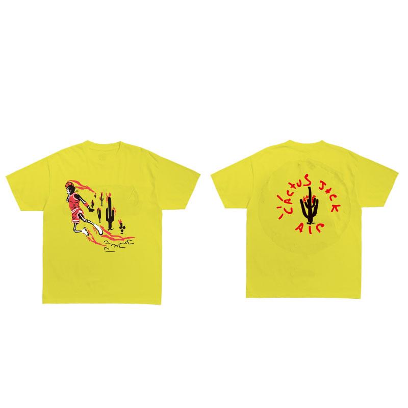 New Arrival Cactus Jack T-Shirt Men Women Hip Hop Streetwear Tee Shirt ASTROWORLD Swag Funny T Shirt Cotton Tee Tops