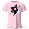 Cool Black Cat Trend Pure Cotton Short Sleeves Summer Men Fashion Street Wear Plus Size Comfortable Soft Casual T-shirt