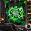 Wall Hanging Tapestry Celtic FC Print Cloth for Living Room Bedroom Home Decor