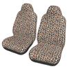 Classic Wild Cheetah Colorful Leopard Print Car Seat Covers for Women Man Universal Auto Front Seats Protector Fits for Car SUV