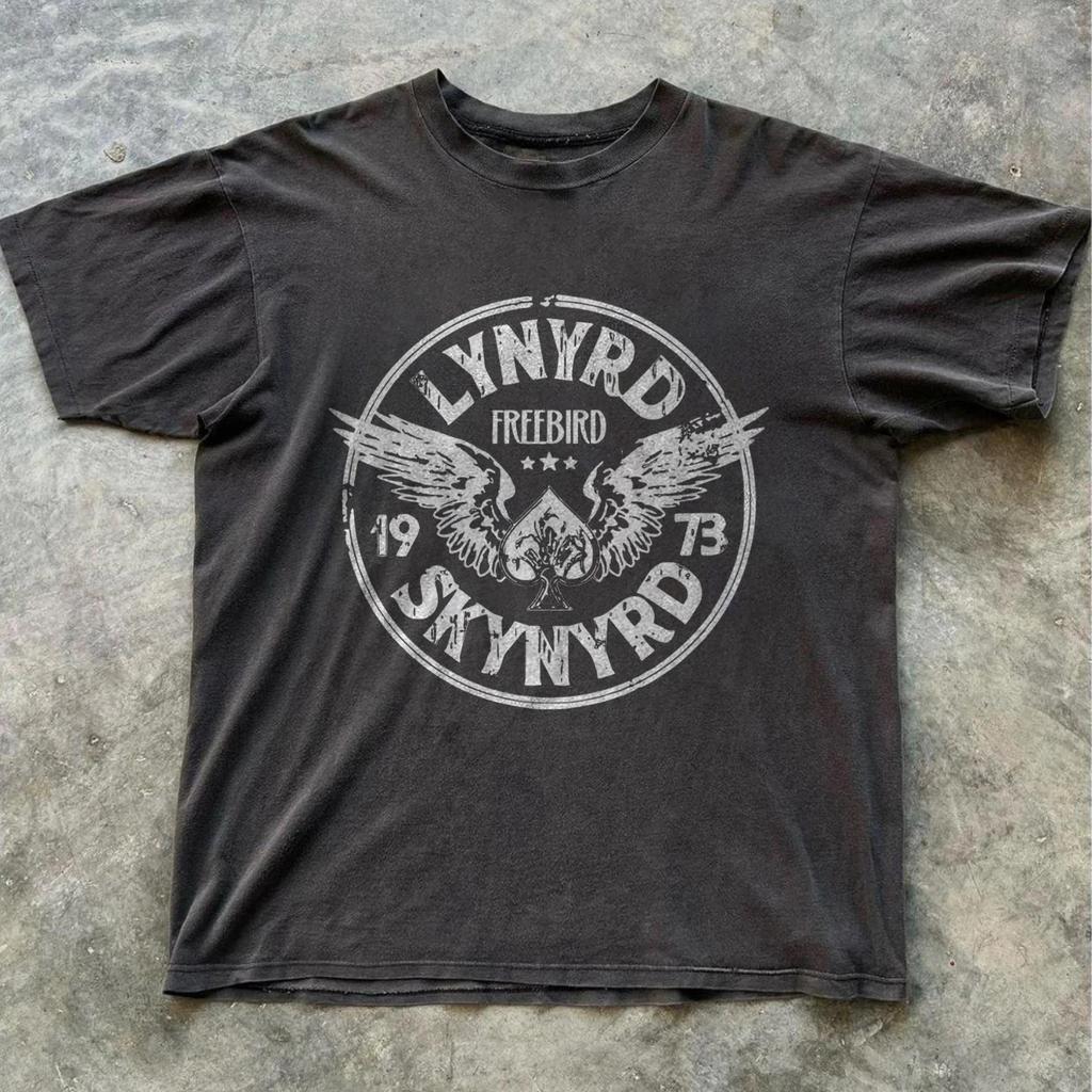 Lynyrd Skynyrd Freebird Logo T-shirt, Unisex Black T-shirt, Size S-5XL