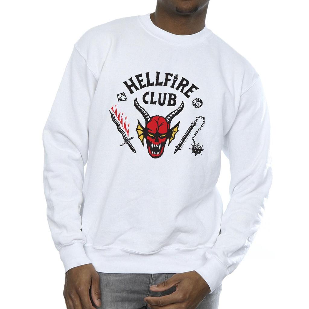 Netflix Mens Stranger Things Hellfire Club Sweatshirt
