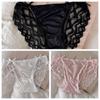 Bow Lace Flower Panties Transparent Women Underwear Sweet Lace Mesh Briefs  Gifts