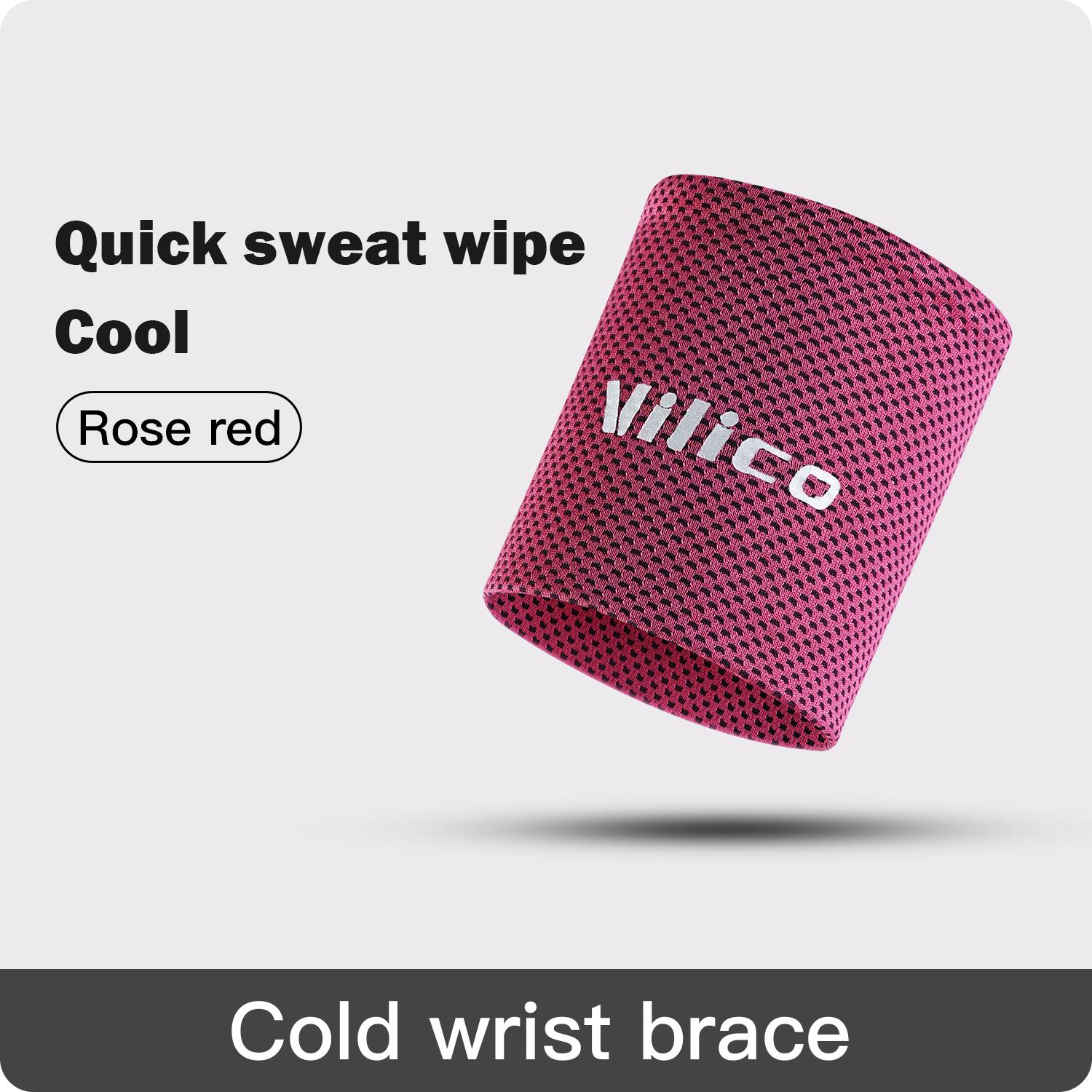 

1PC Wrist Support Band Sweat Absorbent Tennis Wrist Guard Protector Strap Gym Fitness Run Sport Bracers M