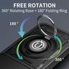 Anti-slip Armor Case For Realme C100 4G C100x C100i Slide Camera Lens Protection Ring Stand TPU Frame Plastic Phone Cover Fundas