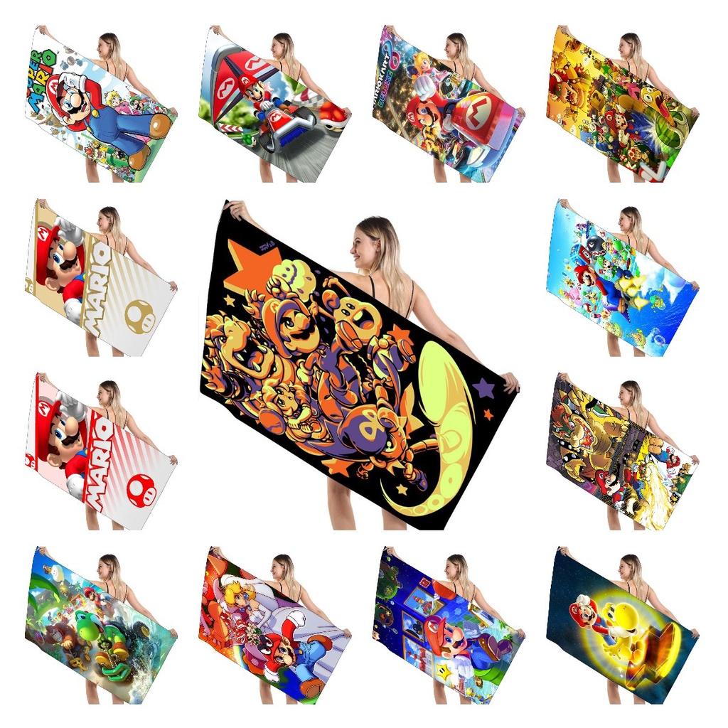 Children's Mario Beach Towel Super Soft And Absorbent!