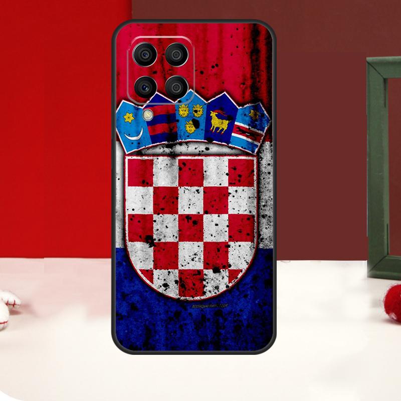 Croatia Coat Of Arms Flag Case For Samsung Galaxy M55 M35 M15 M56 M36 M16 M31 M21 M13 M33 M53 M12 M32 M52 M14 M34 M54
