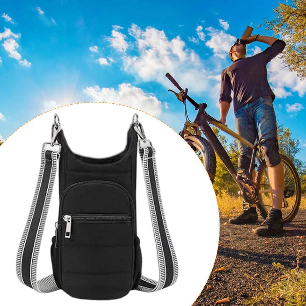 Water Bottle Holder with Strap Bag Shoulder Portable Stylish Crossbody for Climbing
