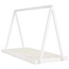 Kids  Bed White 90 X 200 Cm Solid Pine Wood