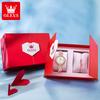 OLEVS 5633 Woman Watch Elegant Fashion Quartz Watch Diamond Bracelet Ladies Watch Original Date Watch Bracelet Set Gifts Reloj