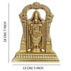 Metal Tirupati Balaji Lord Venkateshwara Statue Idol for Pooja, Home Temple, Office Décor and Gift