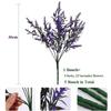 5 Bundles 5 Heads Artificial Lavender Flowers 36cm 7 Colors Outdoors Garden Lavender Flowers Outdoor Plants