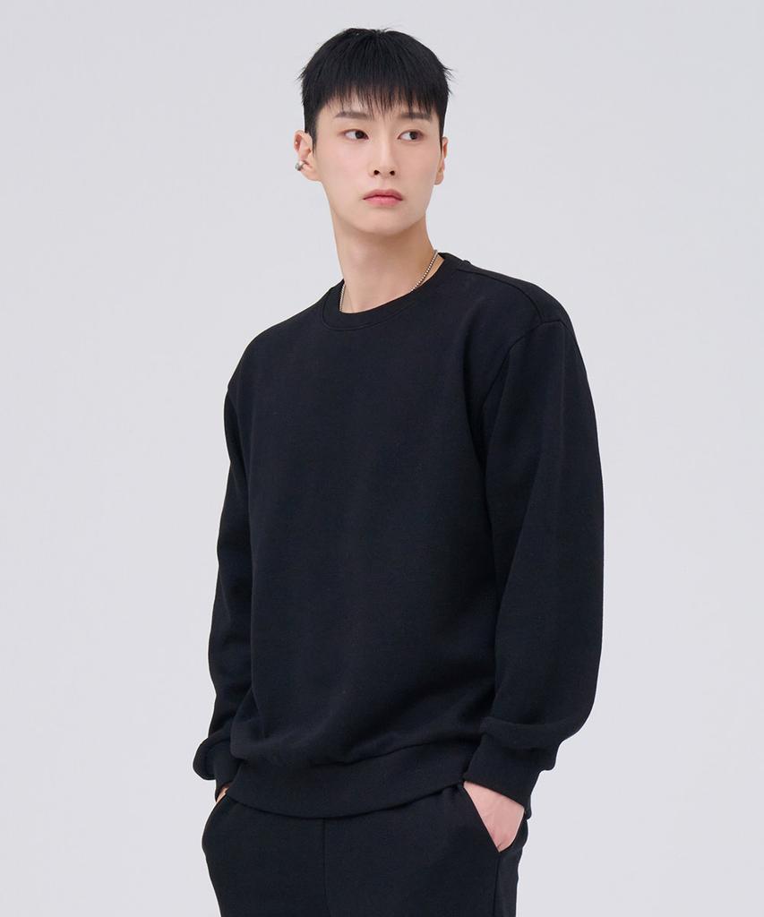 CHASECULT Unisex Essential Brushed Sweatshirt - Black