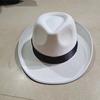Adult Trilby Hat Breathable British Style Derby Hat Adult Festival Party Festival Magicians Fedoras Hat Elegant Hat