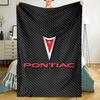 Pontiac Theme Printed Blanket - Perfect for Couch, Bed, Travel & Outdoor Use | Machine Washable, Cozy & Durable.