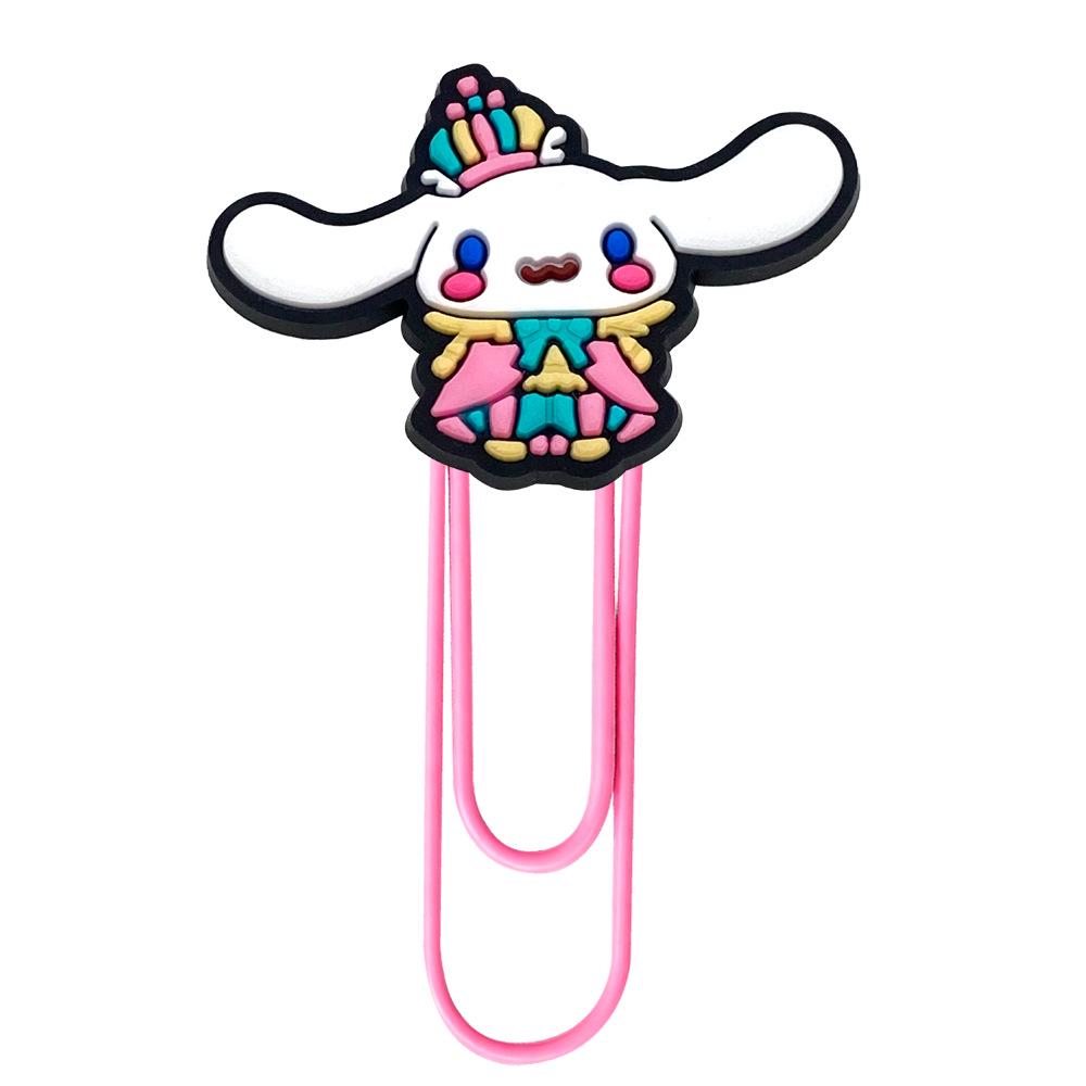 Sanrio Cute U-Shaped Paper Clips and Bookmarks – Creative Cartoon Office Supplies