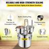 VEVOR Still Distiller 5Gal 21L Stainless Steel Water Distiller Copper Tube with Circulating Pump Home Brewing Kit Build-in Thermometer for DIY Whisky