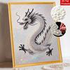Majestic Dragon Pearl Kit 5D DIY Rhinestone Art Craft for Home Desktop Decoration Relaxing Handmade Gift