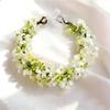 Pastoral Scenic Rapeseed Flower Wreath Bright Cloth Flower Girl Children's Hair Accessories Floral Headband Headbands