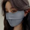 2026 NewThin Sunscreen Face Scarf Ice Silk Mask Summer Cover Veil Eye Protection Gini Golf