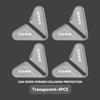 SHEJ3 Car Door Corner Bumper Guards Triangle Decals Scratch Protection For BMW M 1 3 4 5 6 7 Series M3 M6 F01 F02E34 E36 E70 F10 X6 X1