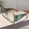 Oversized Vintage Anti Blue Light Blocking Glasses Women For Men Luxury Brand Designer Trend Myopia Big Eyeglasses Optical Frame