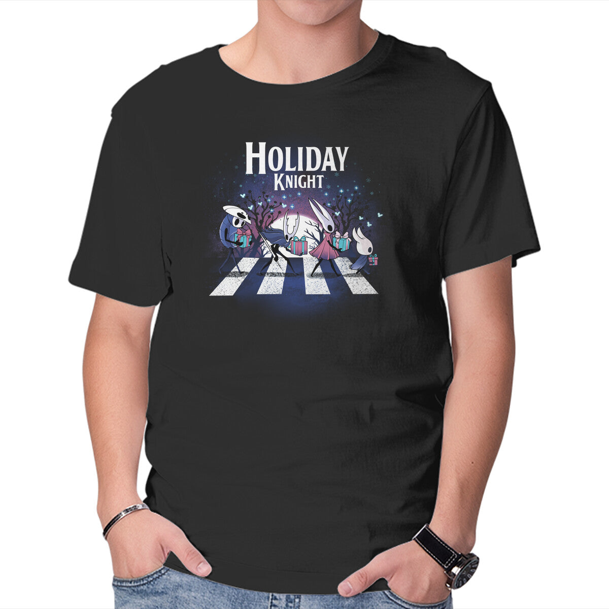 Unisex Crew Neck T-Shirt Holiday Knight Graphic Short Sleeve Casual Tee XXXXL