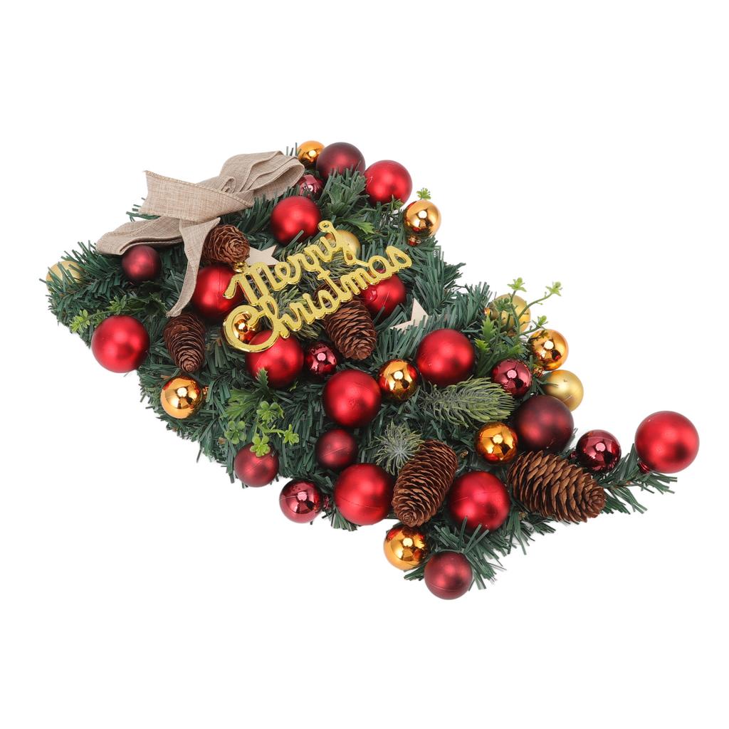 Door Upside Down Tree Artificial Handcrafted Fade Resistant Christmas Door Ornament for Fireplace