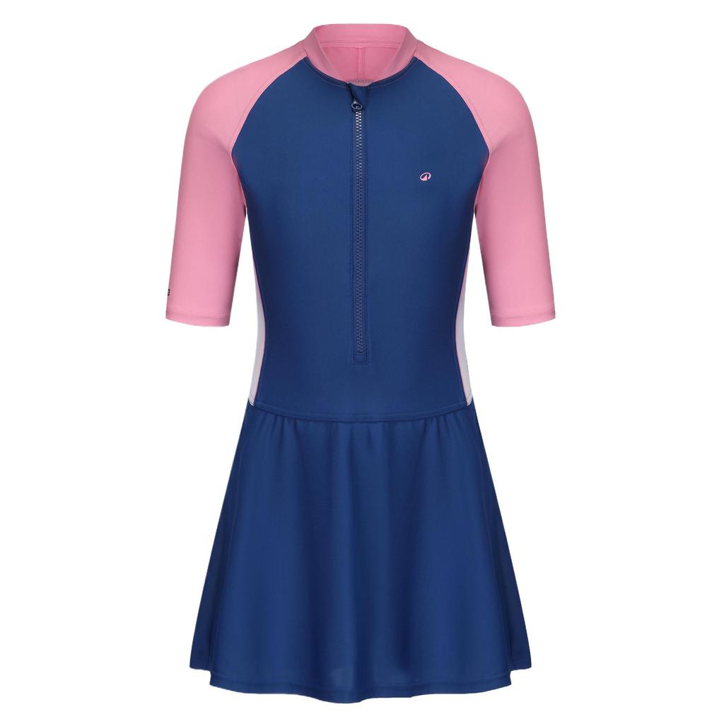 DECATHLON Kids' Swimsuit Blue Teenagers 8903400
