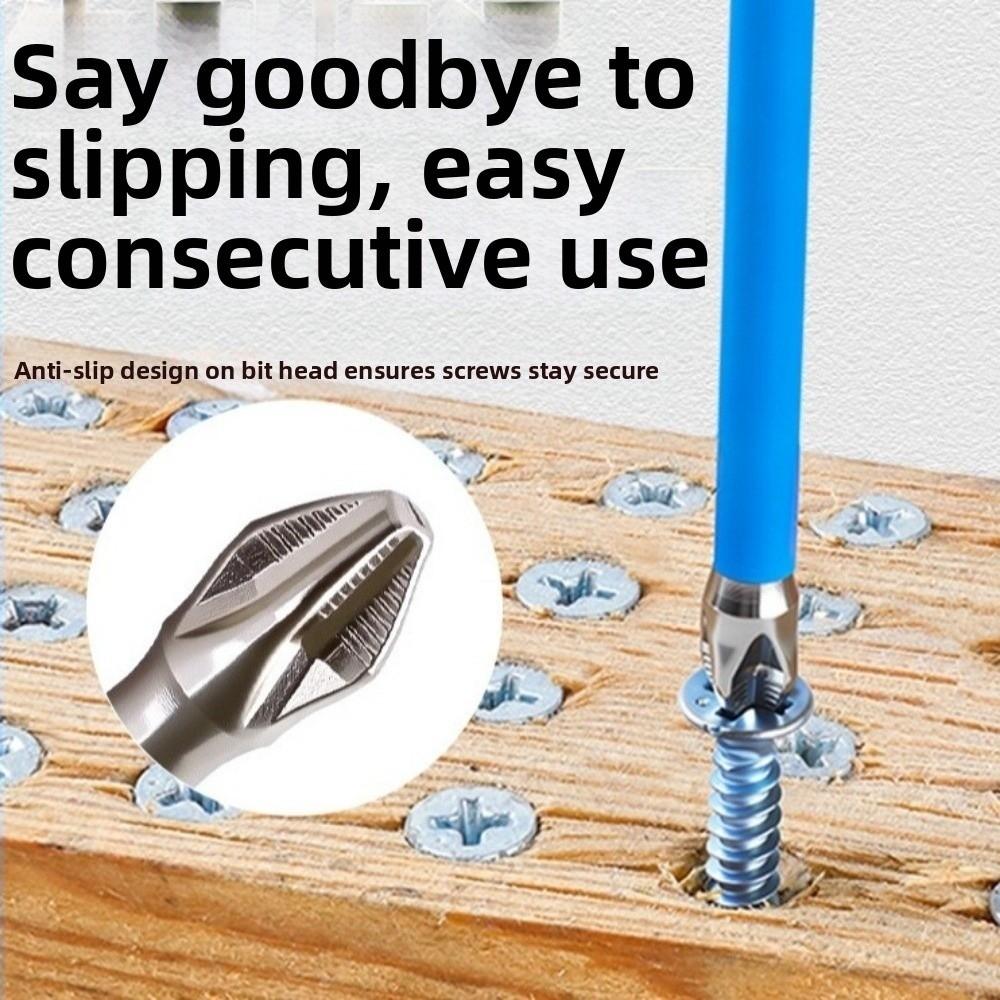 Magnetic Spring Screwdriver Bit With Spring Impact Batch Head  For Household Technician Work