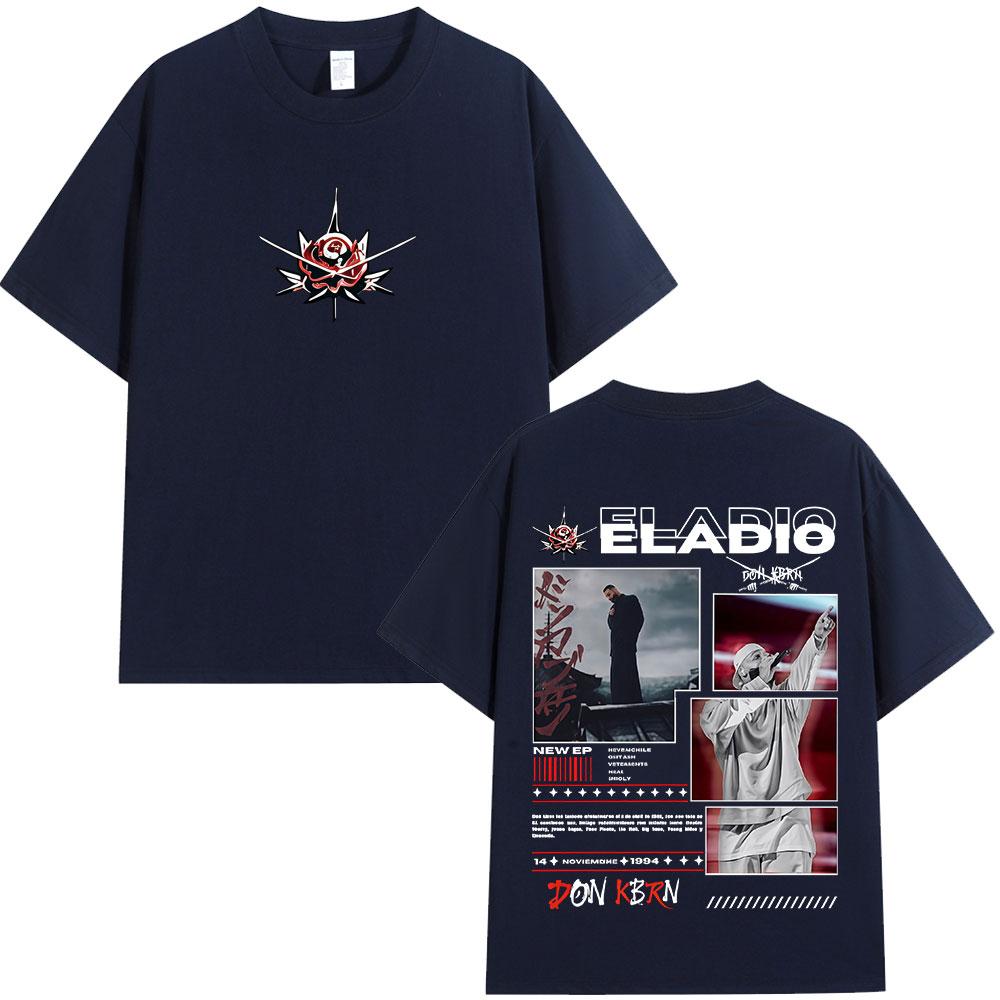 Eladio Carrion DON KBRN 2025 Album Tshirts Unisex Women Clothing Fashion Hip Hop T Shirts Casual Cotton Loose Short Sleeve Tshirt
