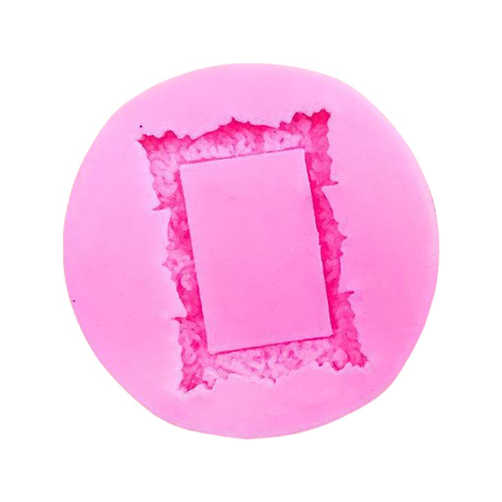Picture Frame Silicone Molds for Epoxy Resin Candle Soap Decoration Fondant Silicone Molds for Chocolate Candy Cake