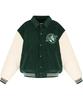 Kicheleehe Corduroy Varsity Jacket_Green