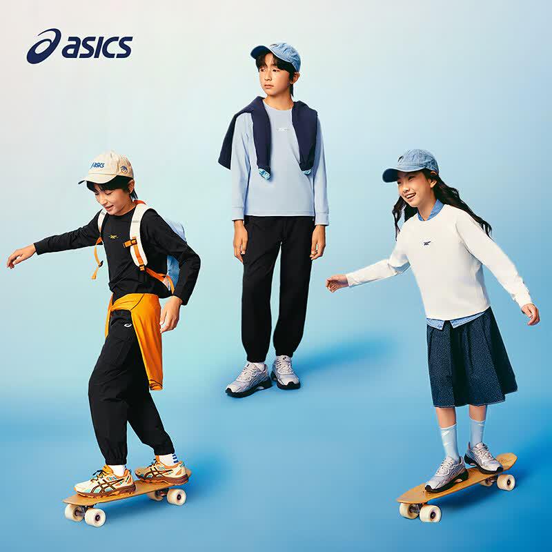 Asics Kids' Unisex Quick-Dry Long Sleeve T-Shirt