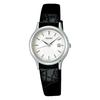 SPIRIT Series 100 Meters Waterproof Quartz Cowhide Strap 27mm Women's Watch White Dial STTB031
