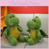 Adorable Green Dragon Plush Toy Soft Stuffed Dinosaur For Girls Bedtime Buddy