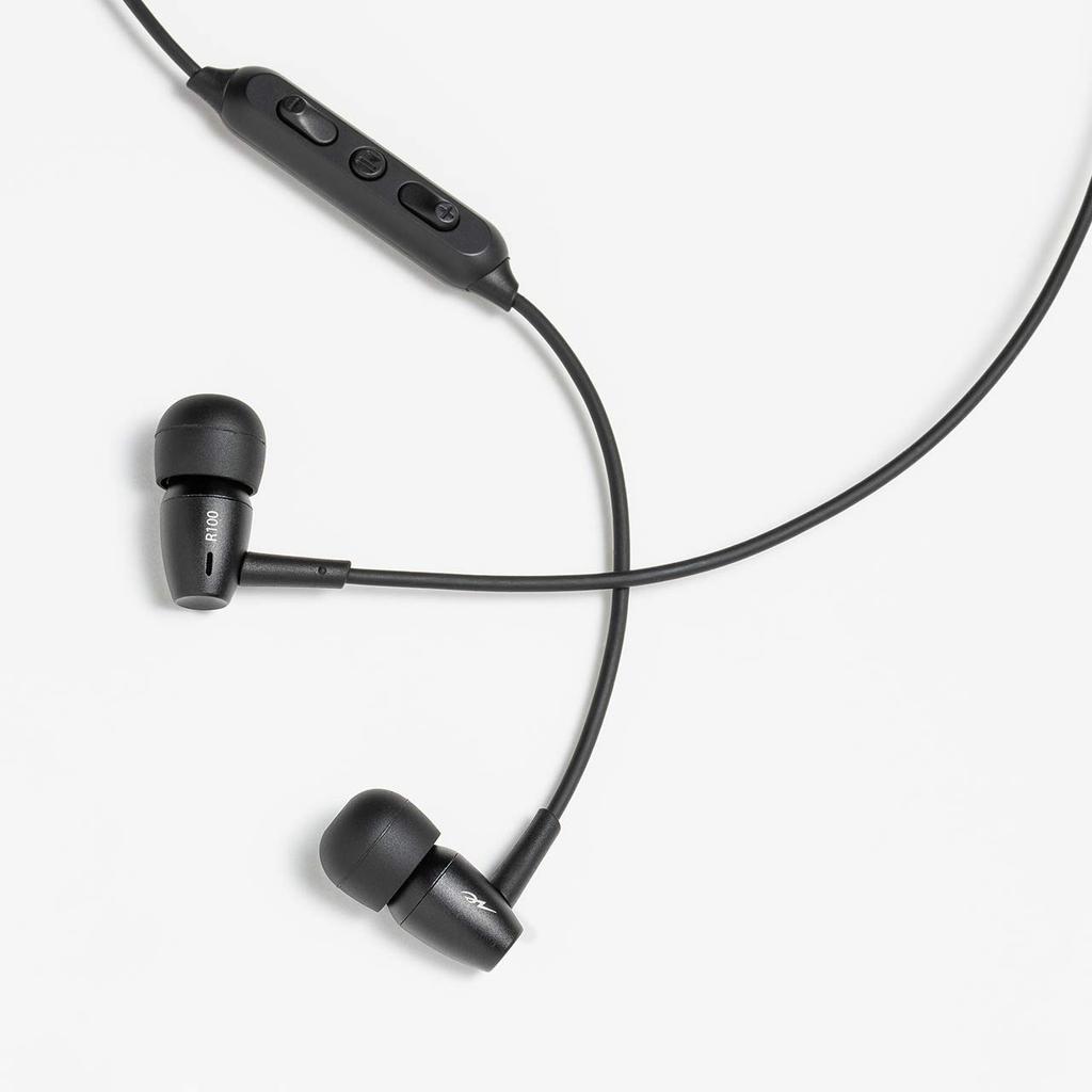 RADIUS Wireless Bluetooth Compatible Ne High Resolution LDAC aptX HD aptX LL Compatible Low Latency HP-R100BT Earphones HP-R100BTK (Black)
