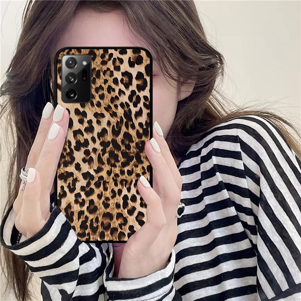 Leopard Print Phone Case For Samsung Note 8 9 10 20 Pro Plus Lite M 10 11 20 30 21 31 51 A 21 22 42 02 03