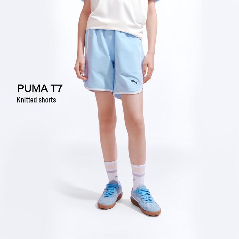 PUMA Kids  2026 Summer T7 Spliced Short Sleeve & Shorts Set 160